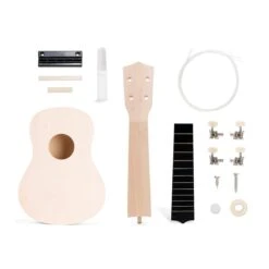 KIKKERLAND Make Your Own Ukulele - Do It Yourself Kit -Kikkerland GG133 DIY Ukelele WB