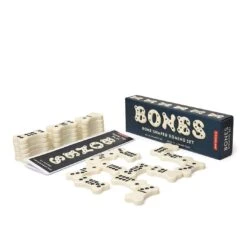 KIKKERLAND Dominos - Kids Game - Dog Bone - 28 Pieces
