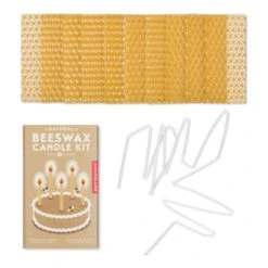 KIKKERLAND Beeswax Candle Kit - Natural 8 KIKKERLAND Beeswax Candle Kit - Natural -Kikkerland GG191 all