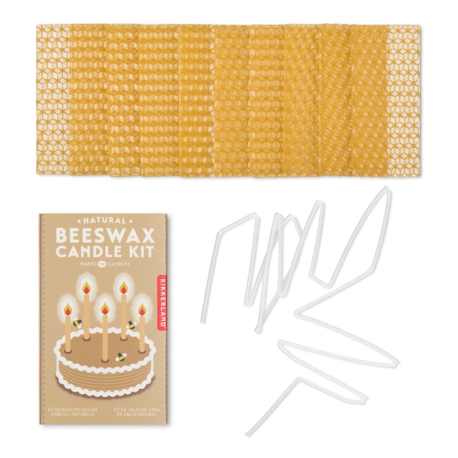 KIKKERLAND Beeswax Candle Kit - Natural 5 KIKKERLAND Beeswax Candle Kit - Natural - Image 3