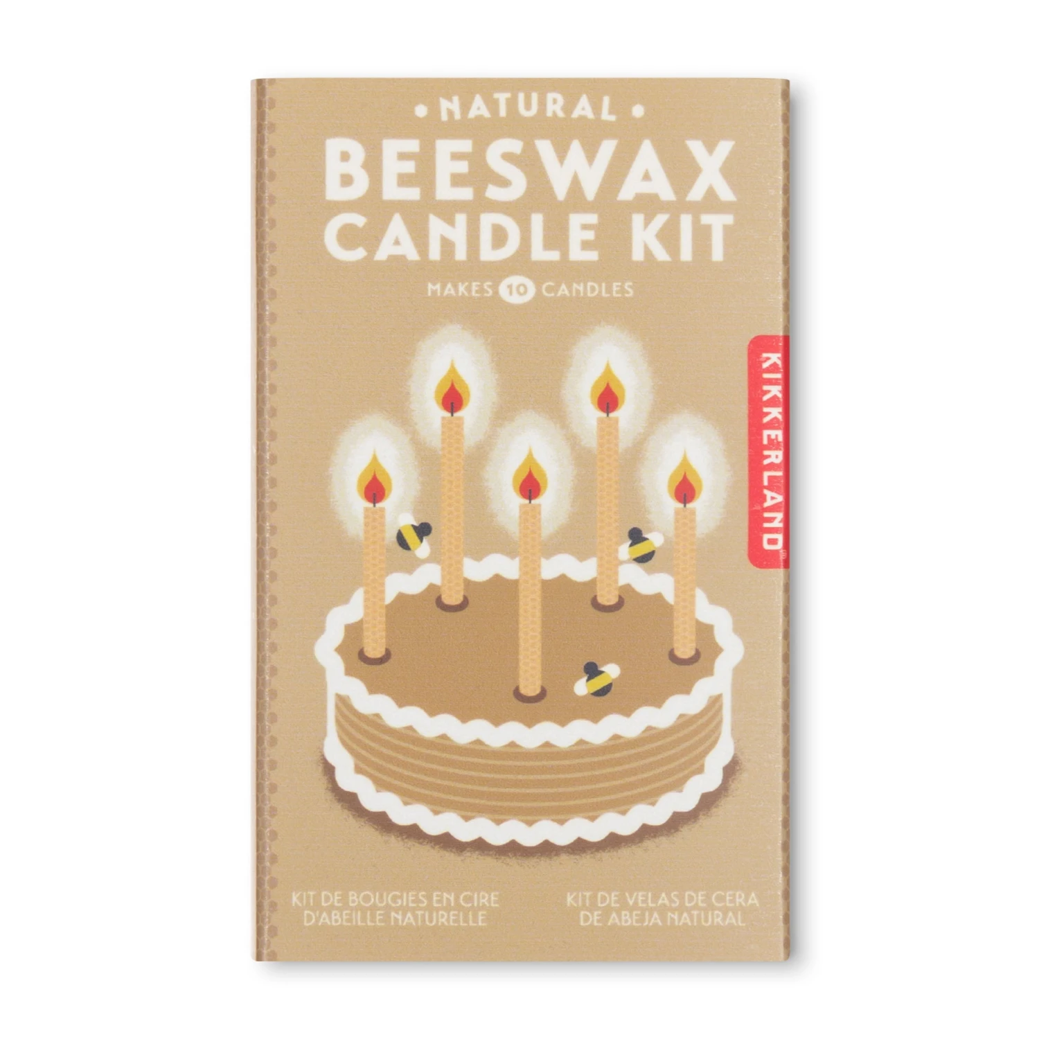 KIKKERLAND Beeswax Candle Kit - Natural 4 KIKKERLAND Beeswax Candle Kit - Natural - Image 2