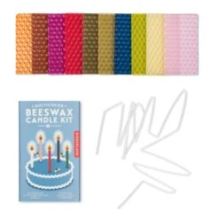 KIKKERLAND Beeswax Candle Kit - Multicolor 9 KIKKERLAND Beeswax Candle Kit - Multicolor -Kikkerland GG192 all