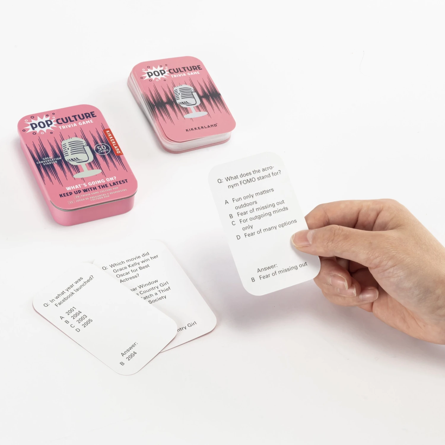 KIKKERLAND Pop Culture Trivia Game 3 KIKKERLAND Pop Culture Trivia Game