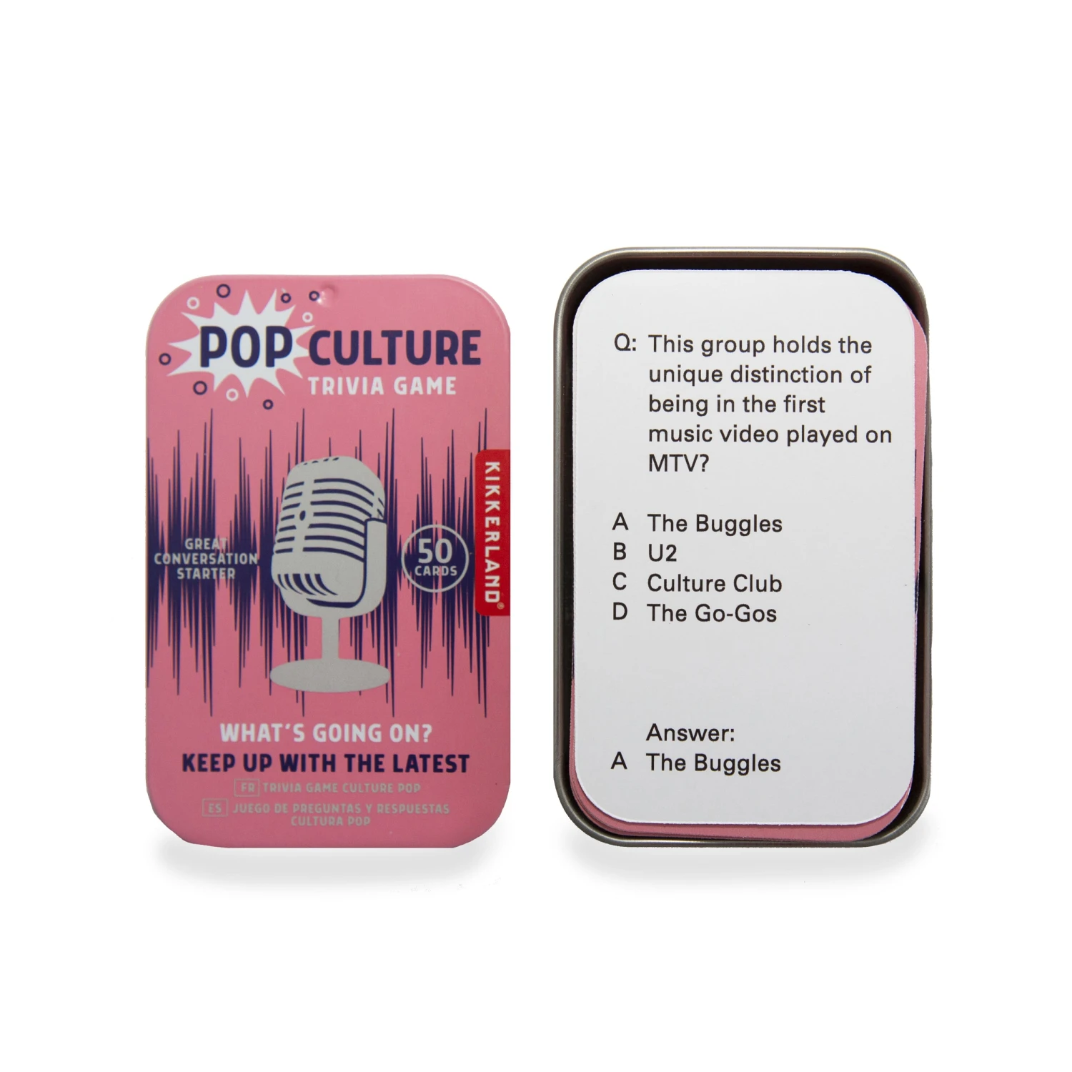 KIKKERLAND Pop Culture Trivia Game 4 KIKKERLAND Pop Culture Trivia Game - Image 2