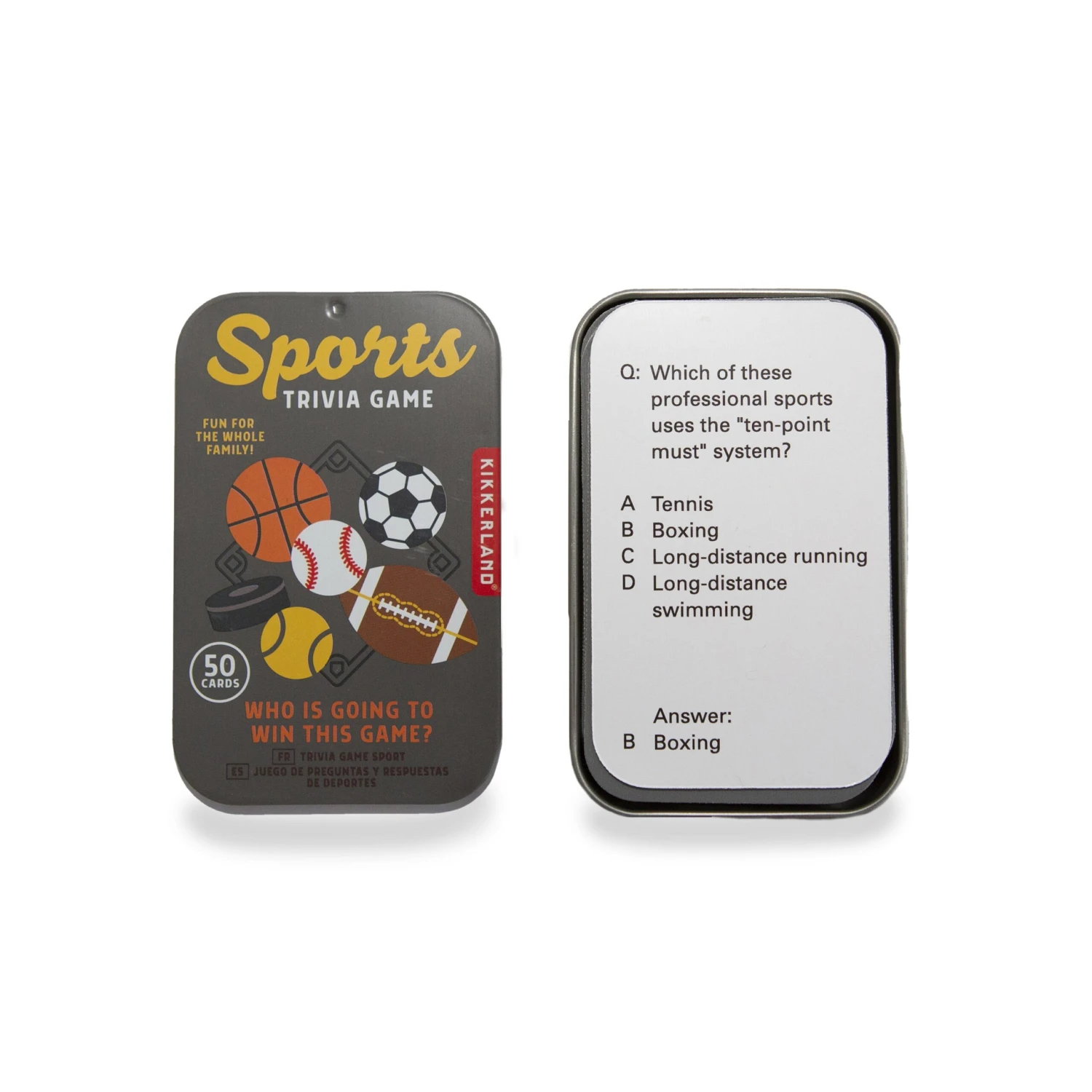 KIKKERLAND Sports Trivia Game 4 KIKKERLAND Sports Trivia Game - Image 2