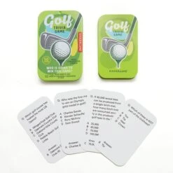 KIKKERLAND Golf Trivia Game 6 KIKKERLAND Golf Trivia Game -Kikkerland GG227 1