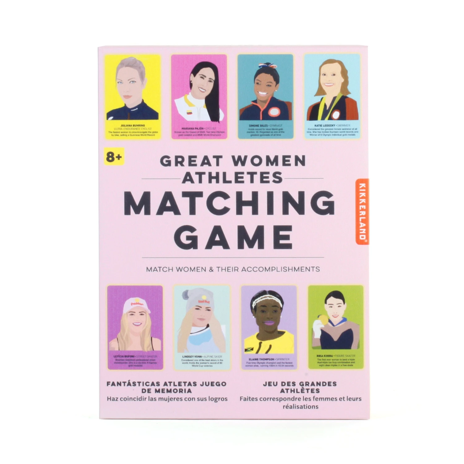 KIKKERLAND Great Women Athletes Matching Game 4 KIKKERLAND Great Women Athletes Matching Game - Image 2