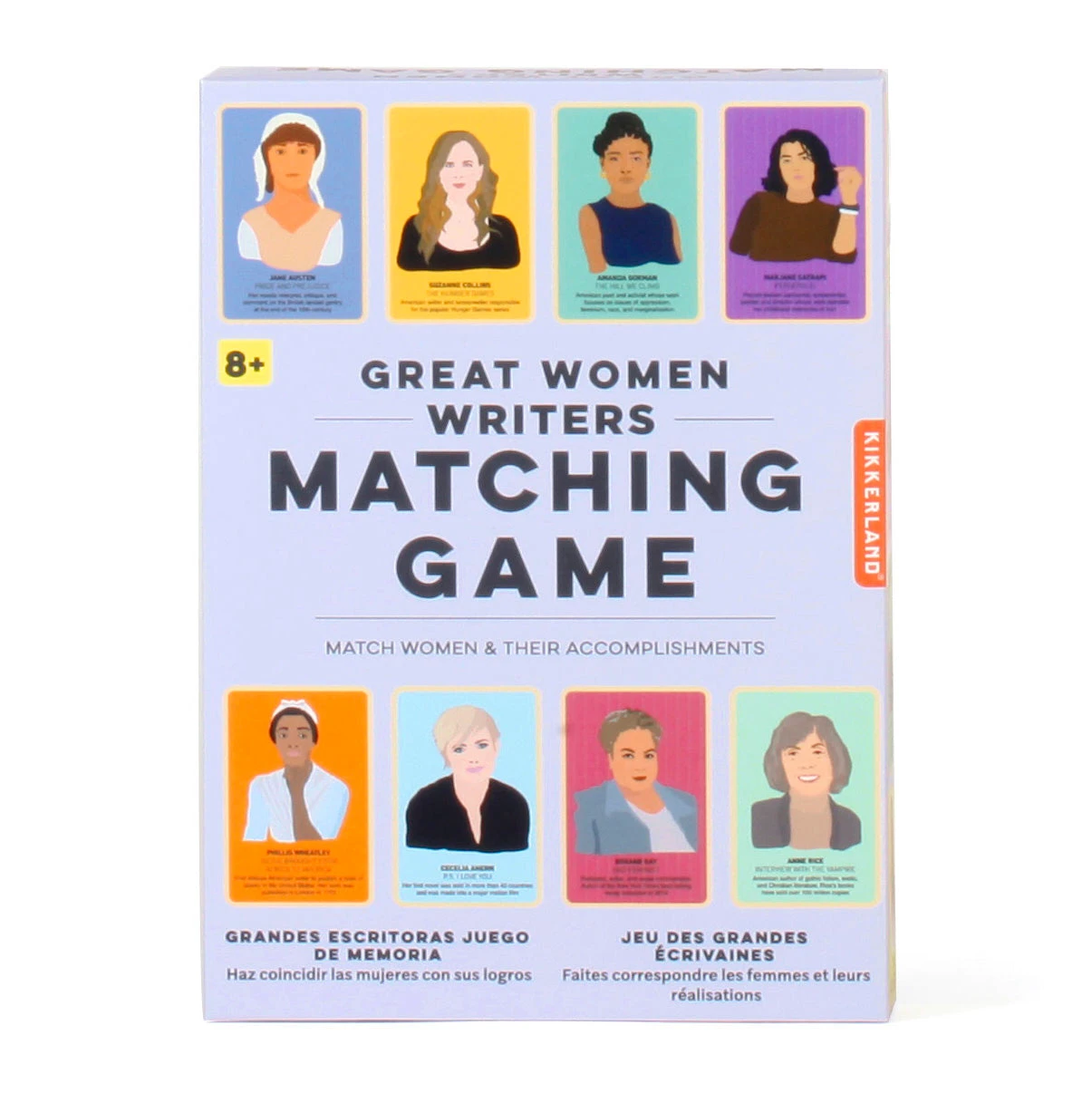 KIKKERLAND Great Women Writers Matching Game 4 KIKKERLAND Great Women Writers Matching Game - Image 2