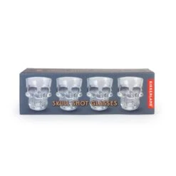 KIKKERLAND Shot Glass + Skull