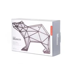 KIKKERLAND Letter Organizer Bear For Wall And Desk -Kikkerland HH23 Bear Wall Organizer PKG