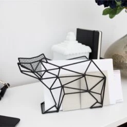 KIKKERLAND Letter Organizer Bear For Wall And Desk -Kikkerland HH23 Letter Organizer Bear KL 2016 0712 Action 2