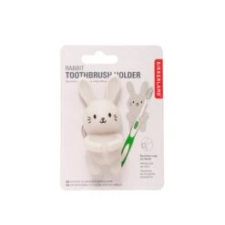 KIKKERLAND Rabbit Toothbrush Holder -Kikkerland HH55 BunnyToothbrushHolder