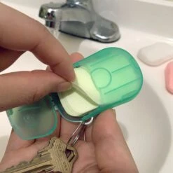 KIKKERLAND Paper Thin Soap Sheets -Kikkerland HS04 A ACTION 1