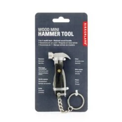 KIKKERLAND Black Wood Mini Hammer Tool -Kikkerland KR13 BK PKG 1