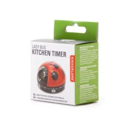 KIKKERLAND Kitchen Timer Ladybugs Red -Kikkerland KT21 A pkg 2