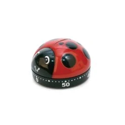 KIKKERLAND Kitchen Timer Ladybugs Red -Kikkerland KT21 A red