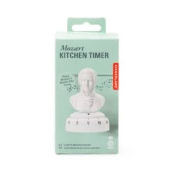 KIKKERLAND Mozart Kitchen Timer -Kikkerland KT50 pkg 1
