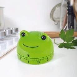 KIKKERLAND Frog Kitchen Timer -Kikkerland KT55 Action2
