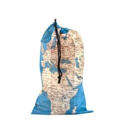 KIKKERLAND Travel Map Laundry Bags 9 KIKKERLAND Travel Map Laundry Bags -Kikkerland LB10 Around The World Travel Bag Set Shoe Bag Filled