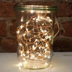 KIKKERLAND Copper String Battery Lights -Kikkerland LT00 EU Copper String Lights ACTION 8409