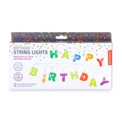 KIKKERLAND Happy Birthday Lights -Kikkerland LT01 pkg new