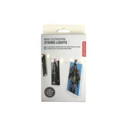 KIKKERLAND Mini Clothspin String Lights -Kikkerland LT17 PKG