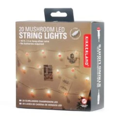 KIKKERLAND 20 Mushroom LED String Lights -Kikkerland LT26 PKG1