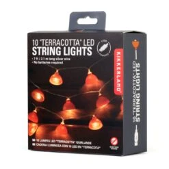 KIKKERLAND Terracotta String Lights -Kikkerland LT27 PKG1