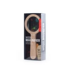 KIKKERLAND Wood Magnifier -Kikkerland MG58 Wood Magnifier PKG
