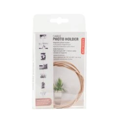 KIKKERLAND Copper Photo Card Holder With Magnets -Kikkerland MH65 PhotoHolder Copper PKG