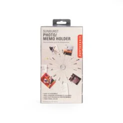 KIKKERLAND Sunburst Photo/Memo Holder 9 KIKKERLAND Sunburst Photo/Memo Holder -Kikkerland MH75 pkg 1
