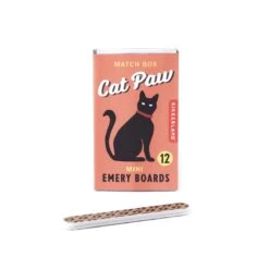 KIKKERLAND Cat Paw Match Box Emery Boards
