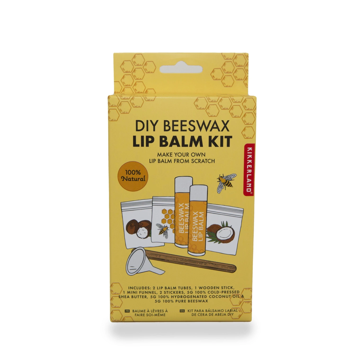 KIKKERLAND DIY Beeswax Lip Balm Kit 3 KIKKERLAND DIY Beeswax Lip Balm Kit