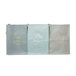 KIKKERLAND RECYCLING STATIONS S/3