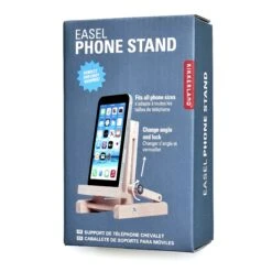 KIKKERLAND Easel Phone Stand 7 KIKKERLAND Easel Phone Stand -Kikkerland OR120 PKG