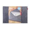 KIKKERLAND Large Felt Pouch 2 KIKKERLAND Large Felt Pouch -Kikkerland OR123 L PKG
