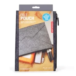 KIKKERLAND Small Felt Pouch 7 KIKKERLAND Small Felt Pouch -Kikkerland OR123 S PKG