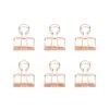 KIKKERLAND Copper Wire Clips Set Of 6 -Kikkerland OR73 CO Copper Wire Clips Set of 6