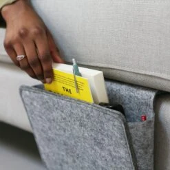 KIKKERLAND Felt Bedside Caddy 13 KIKKERLAND Felt Bedside Caddy -Kikkerland OR74 2