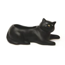 KIKKERLAND Cosmo The Black Cat Planter -Kikkerland PL14 CatPlanter WB New 1600x1600 eb9b3328 cd22 4350 b413 d1914bdd54f1