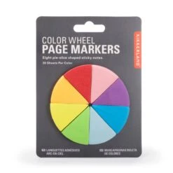 KIKKERLAND Color Wheel Page Markers -Kikkerland ST115 pkg 1