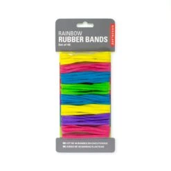 KIKKERLAND Rainbow Rubberbands -Kikkerland ST118 1