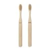 KIKKERLAND His & Her Bamboo Toothbrush Set