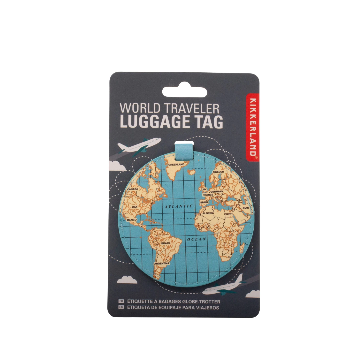 KIKKERLAND World Traveler Luggage Tag 5 KIKKERLAND World Traveler Luggage Tag - Image 3