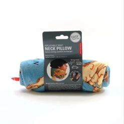 KIKKERLAND Inflatable Map Neck Pillow -Kikkerland TT54 PKG