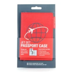 KIKKERLAND Red Jet Set Passport Case 9 KIKKERLAND Red Jet Set Passport Case -Kikkerland TT61 PKG