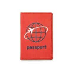 KIKKERLAND Red Jet Set Passport Case 11 KIKKERLAND Red Jet Set Passport Case -Kikkerland TT61 WB