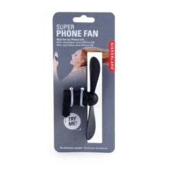 KIKKERLAND IPhone Super Fan With OVP -Kikkerland US108 A BlackSuperPhoneFan Pkg