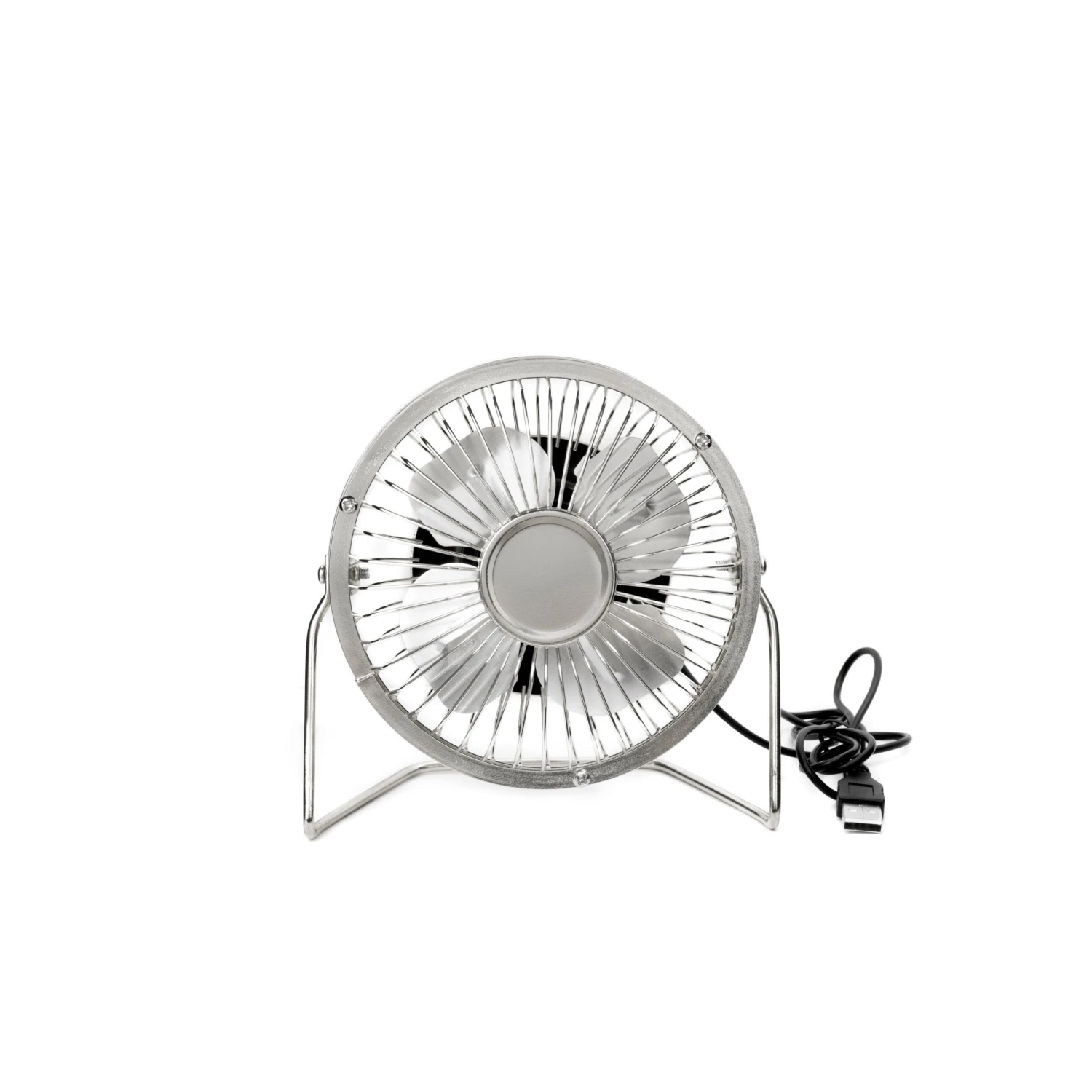 KIKKERLAND USB Desk Fan - Silver 4 KIKKERLAND USB Desk Fan - Silver - Image 2
