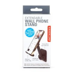 KIKKERLAND Extendable Wall Phone Stand 12 KIKKERLAND Extendable Wall Phone Stand -Kikkerland US230 PKG